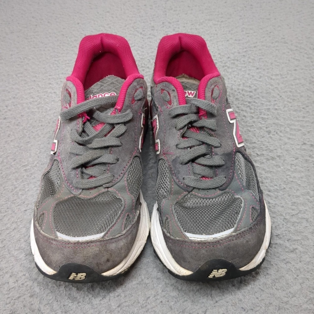New Balance 990v3 Shoes Womens Size 7.5 AA Gray Pink Breast Cancer Running USA - Picture 6 of 16